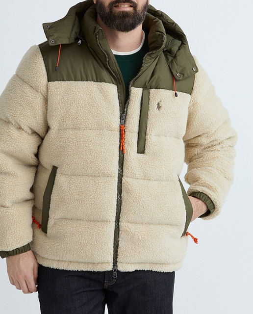 Imagen 0 de Abrigo de hombre con capucha extraíble tallas grandes