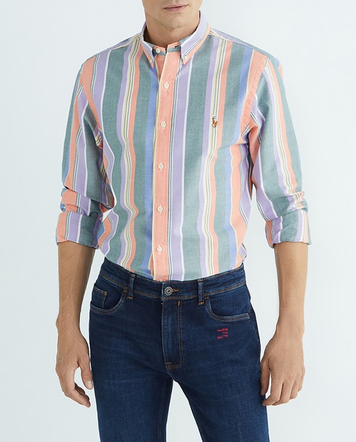 Imagen 0 de Camisa de oxford de hombre slim fit