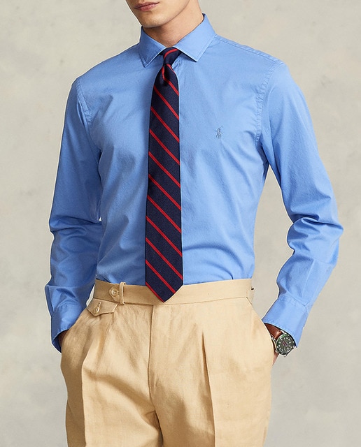 Imagen 0 de Camisa de hombre de twill lisa slim fit