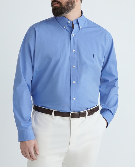 Imagen 0 de Camisa de hombre classic fit de algodón tallas grandes