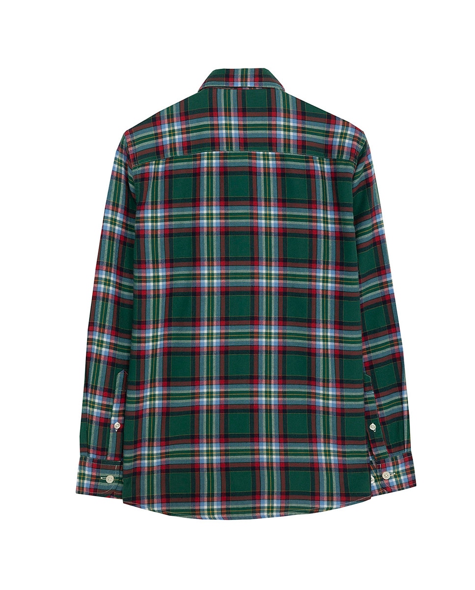 Camisa de Manga Comprida com Fantasia Verde-escuro-2