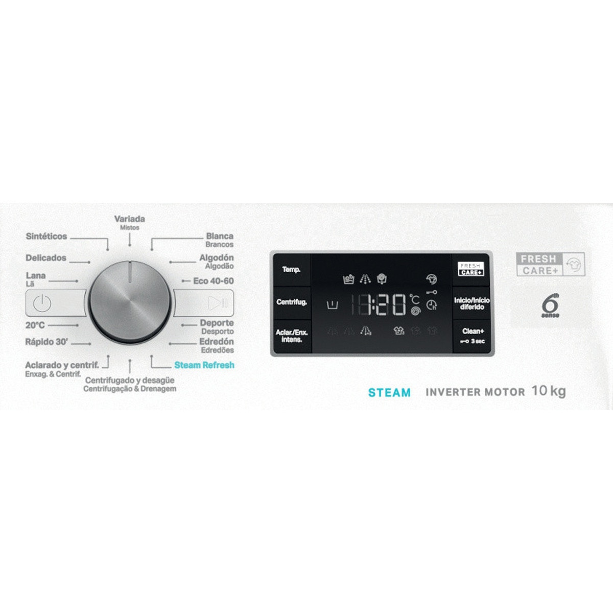 Lavadora Whirlpool 10 kg / 1.400 rpm , Motor SenseInverter - FFB 10489 BV SP Blanco-6