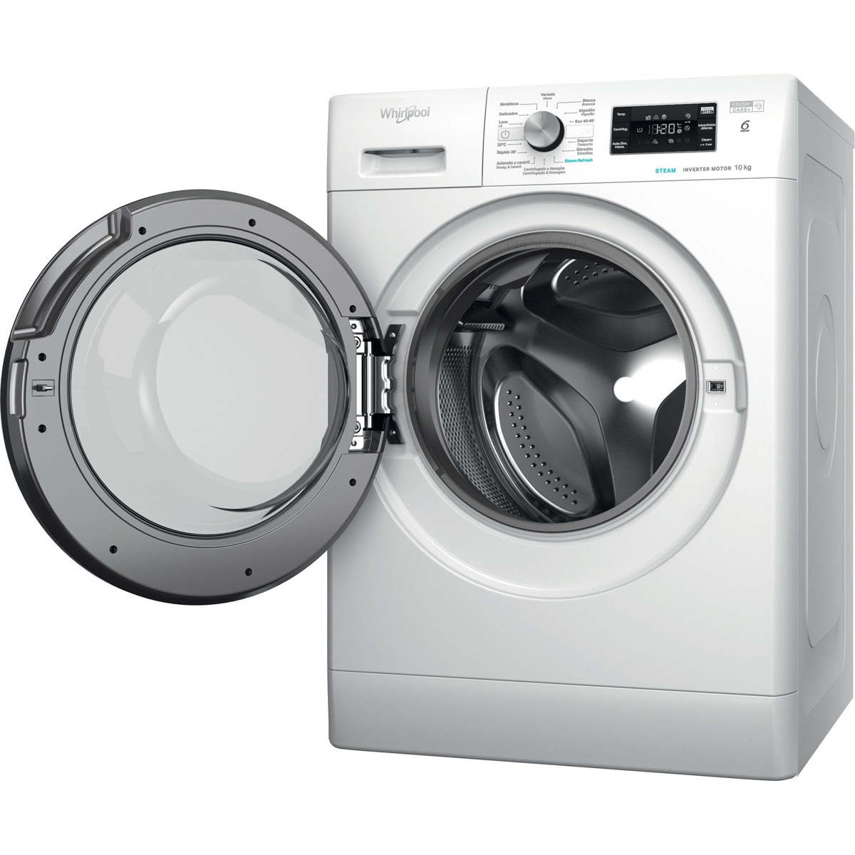 Lavadora Whirlpool 10 kg / 1.400 rpm , Motor SenseInverter - FFB 10489 BV SP Blanco-4