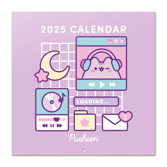 Imagem 0 de Calendário 2025 30x30 Pusheen Erik lilás