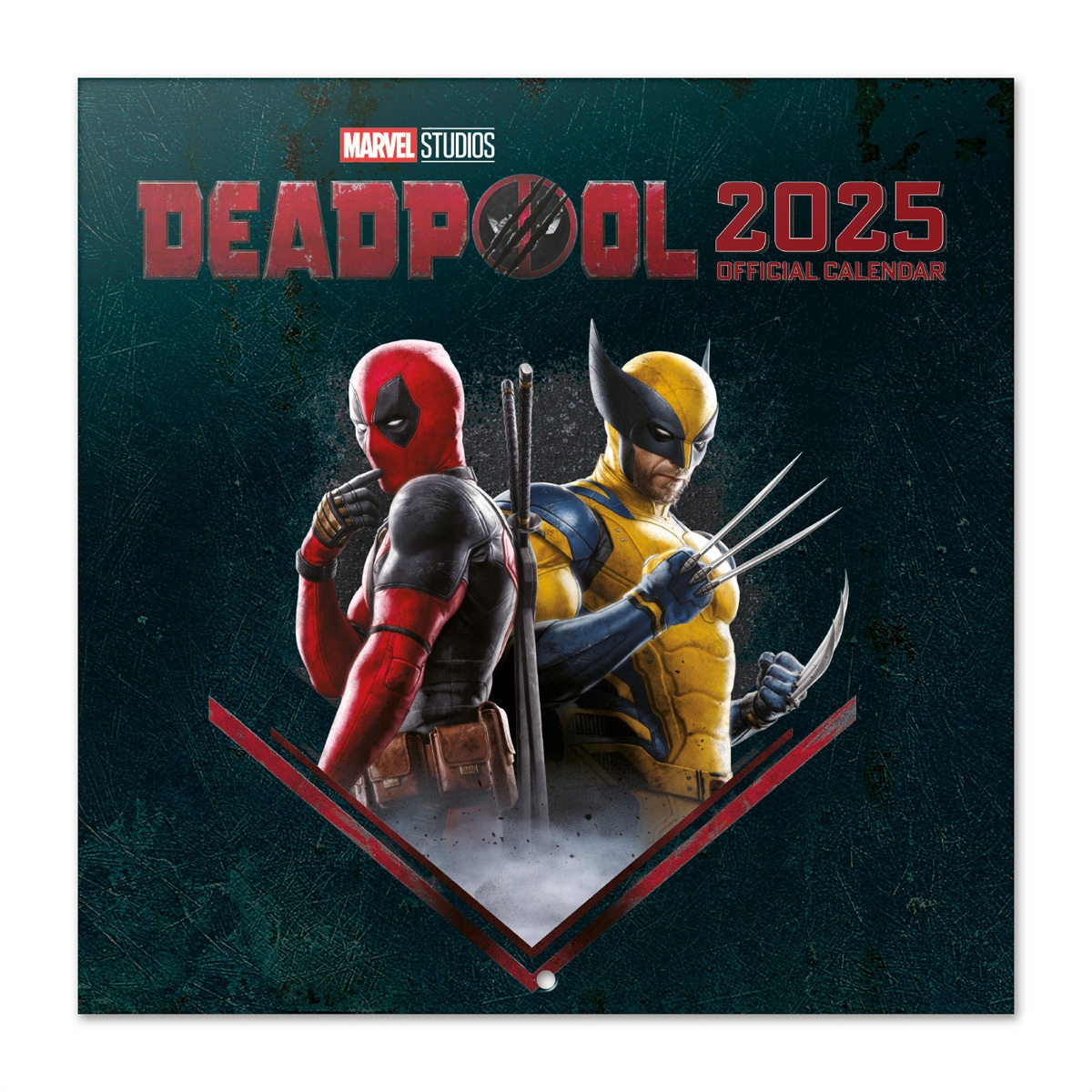 Imagem 0 de Calendário 2025 30x30 Marvel Deadpool Erik preto