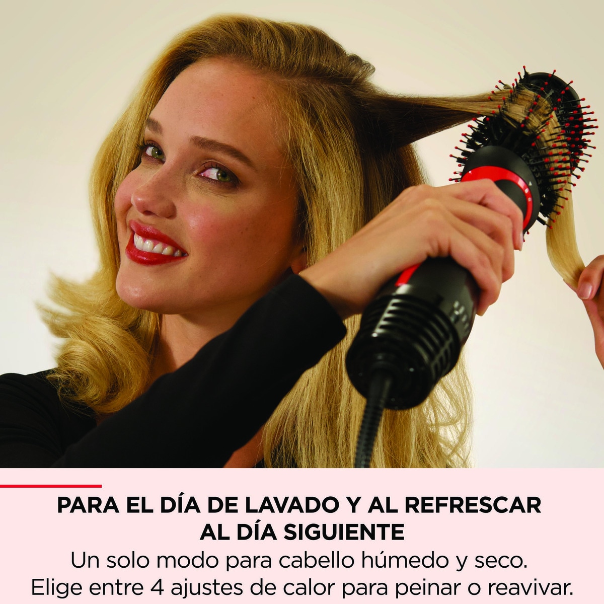 Cepillo Secador Moldeador Revlon RVDR 5298 One Step Volumiser Plus Negro-13