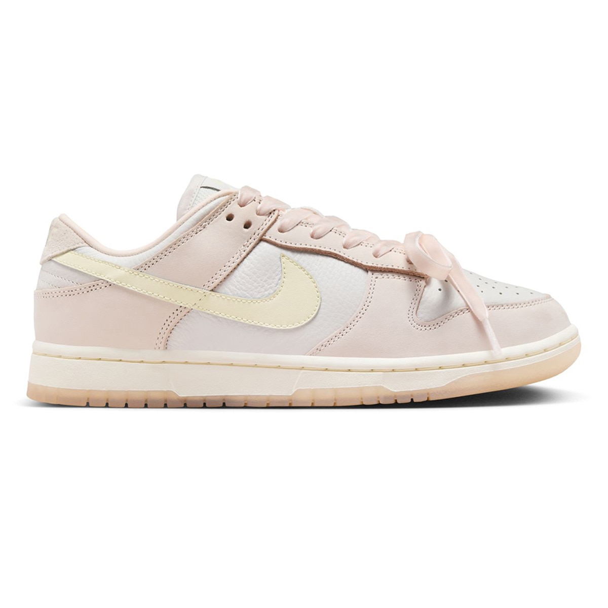 Sapatilhas de Mulher Dunk Low Premium Branco / Rosa-1