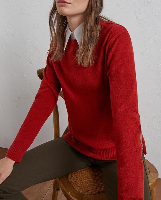 Imagen 0 de Jersey de mujer cuello redondo