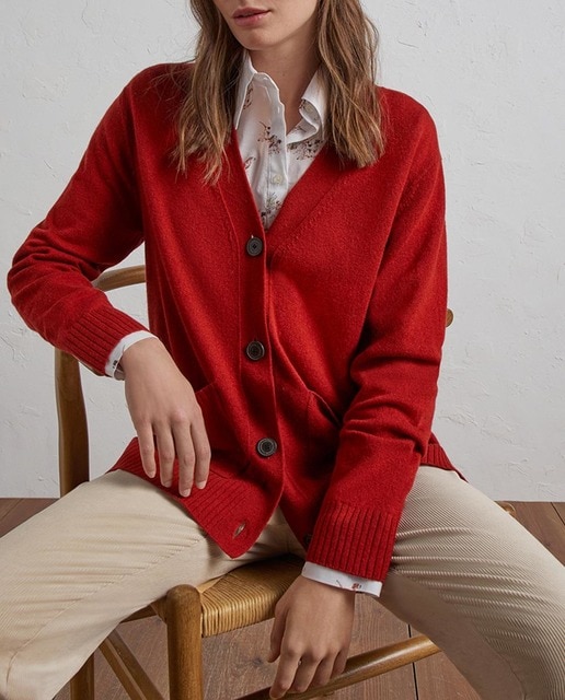 Imagen 0 de Chaqueta de mujer cuello pico con botones