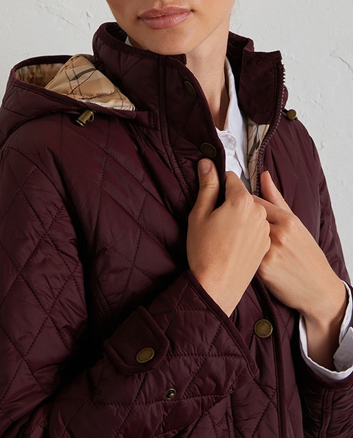 Imagen 0 de Chaqueta larga tipo Husky de mujer