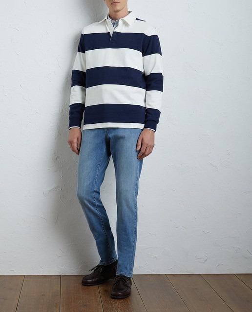 Imagen 0 de Pantalón denim lavado bleach de hombre