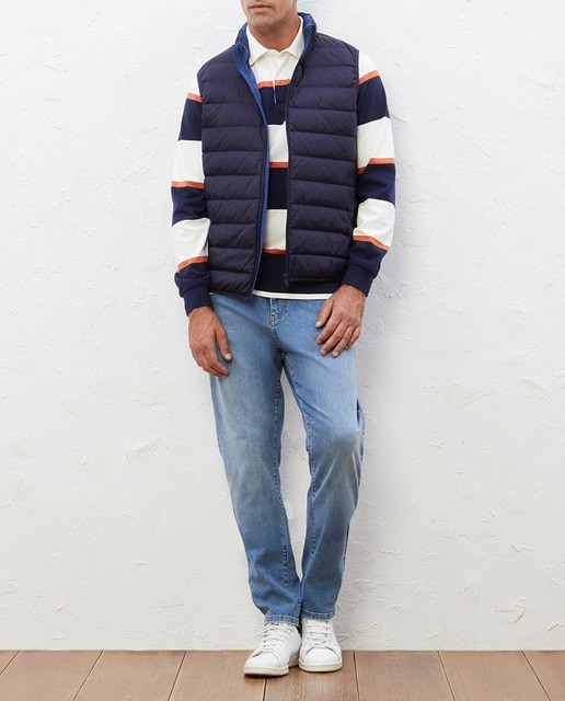 Imagen 0 de Cazadora de pluma natural de hombre