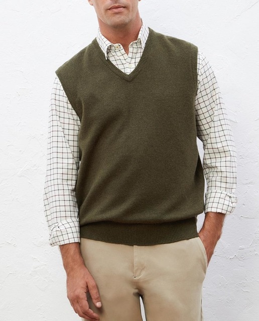 Imagen 0 de Chaleco liso de lambswool