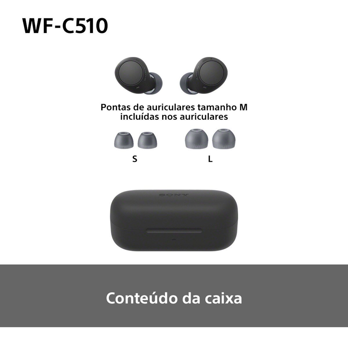 Auriculares True Wireless WF-C510 Preto-8