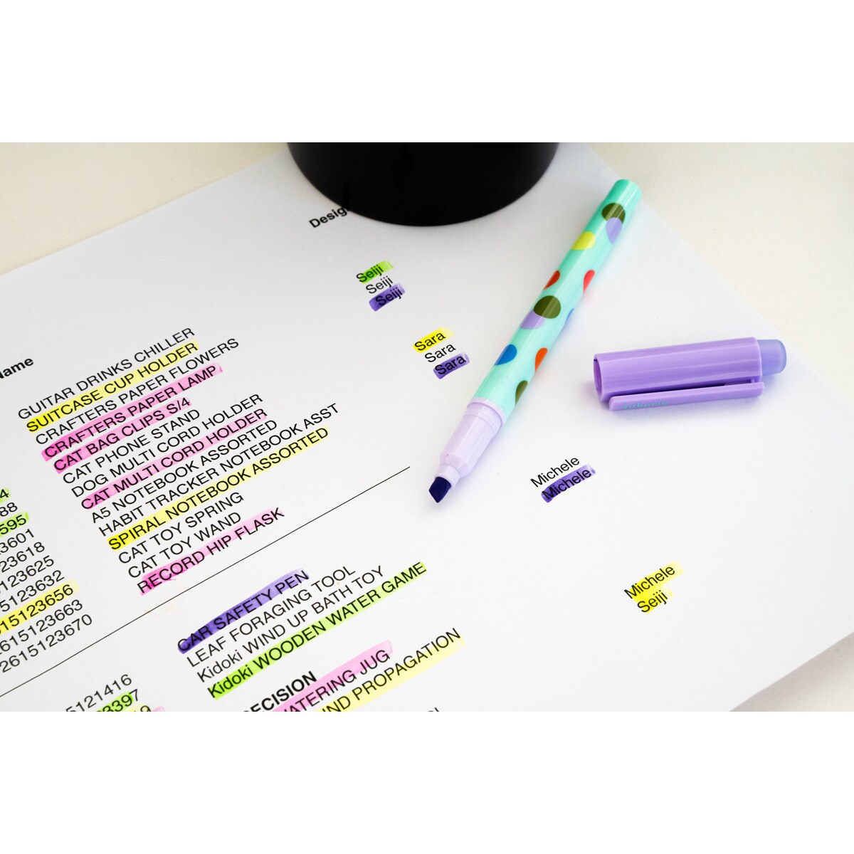 Set de 4 mascadores apagávels de Kikkerland 5