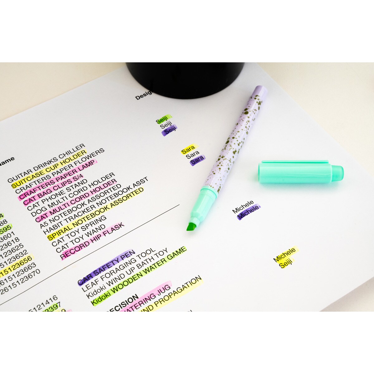 Set de 4 mascadores apagávels de Kikkerland 3