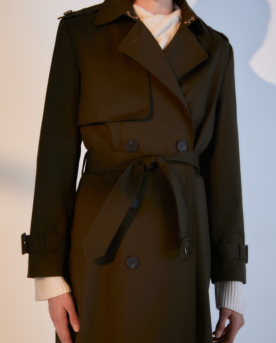 Gabardine Clássica Caqui-6