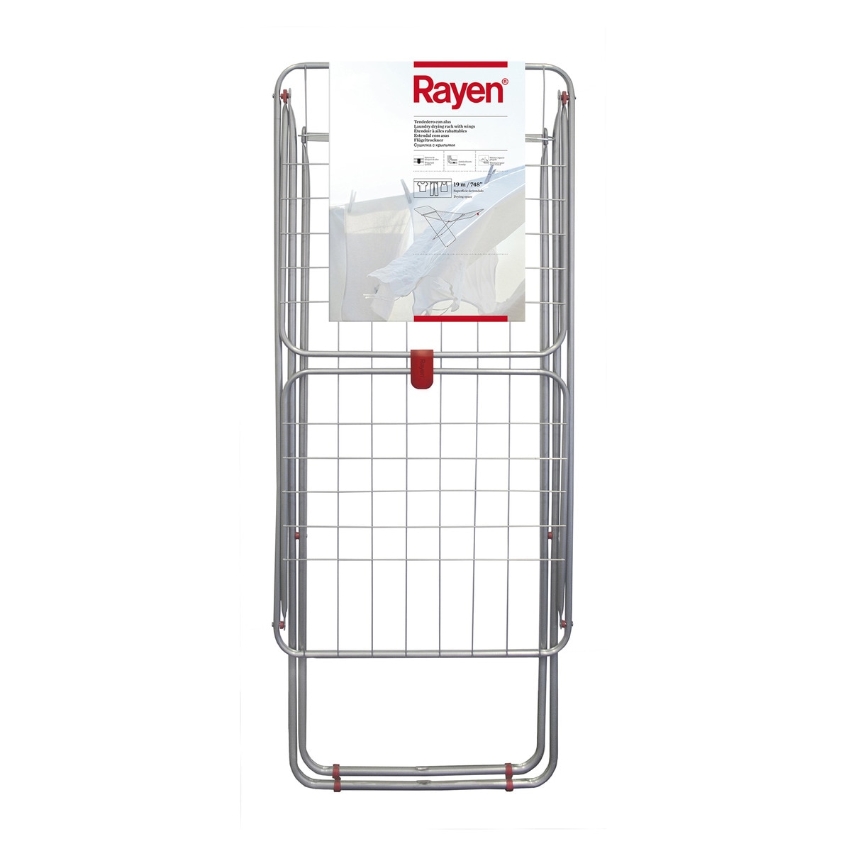 Tendedero con alas 19 metros Rayen Gris-4