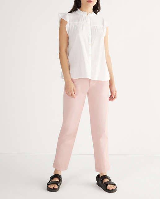 Imagen 0 de Pantalón recto de mujer liso