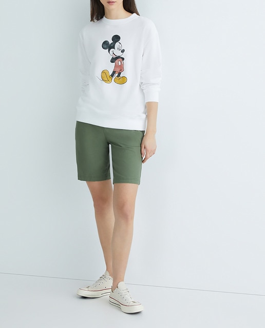 Imagen 0 de Shorts de mujer en mezclilla de tiro bajo