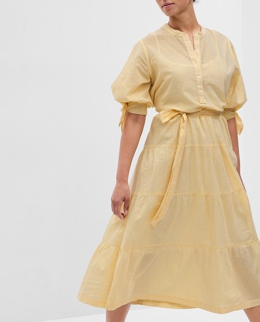 Imagen 0 de Vestido midi de manga corta