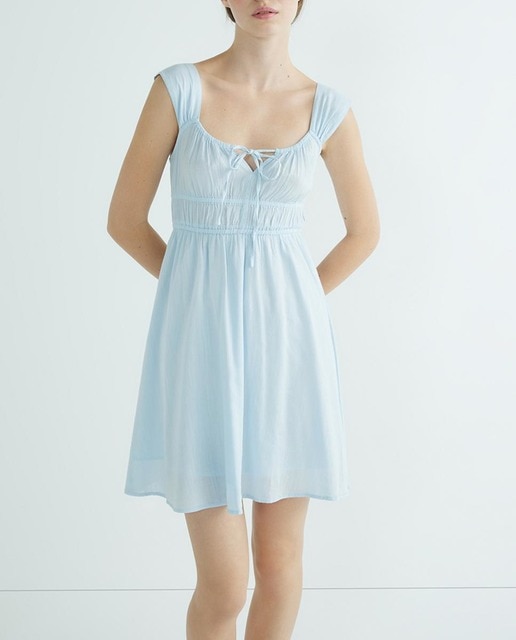 Imagen 0 de Vestido smock sin mangas