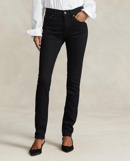 Imagen 0 de Vaqueros de mujer rectos de algodón