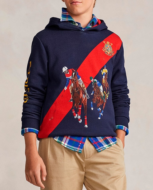 Imagen 0 de Sudadera de niño de multicolor con estampado de caballos