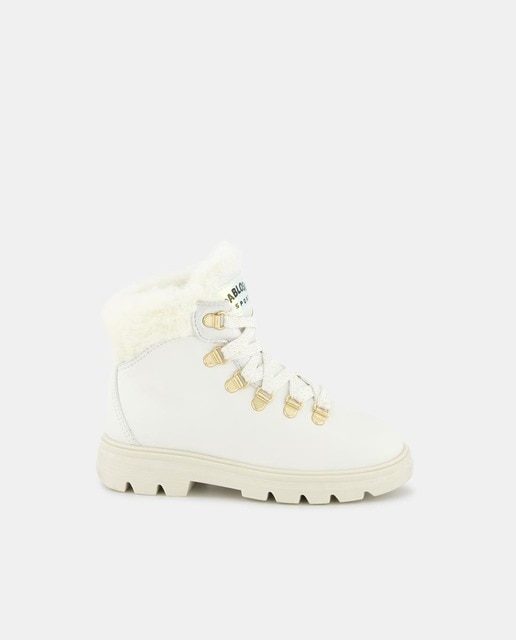 Imagen 0 de Botas de niña tipo trekking con collarín de pelo