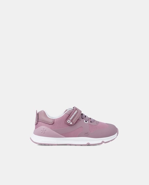 Imagen 0 de Zapatillas de niña tipo running bajas con puntera reforzada y cierre adherente