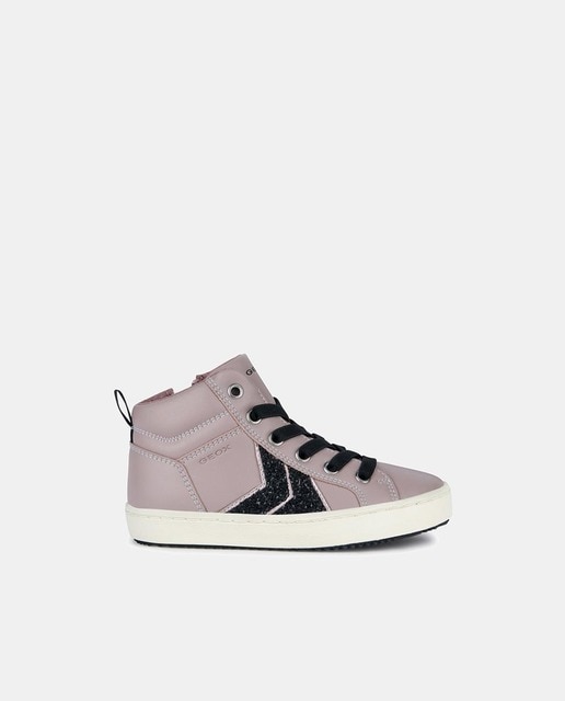 Imagen 0 de Zapatillas Kalispera de niña tipo casco altas con cordones y cremallera