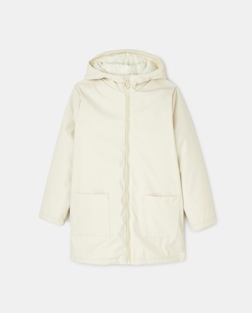 Imagen 0 de Chubasquero forrado con capucha de niña