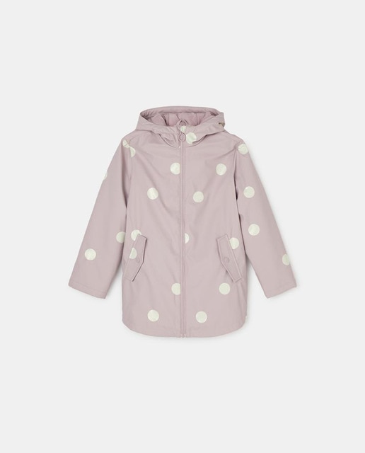 Imagen 0 de Chubasquero forrado con capucha de niña