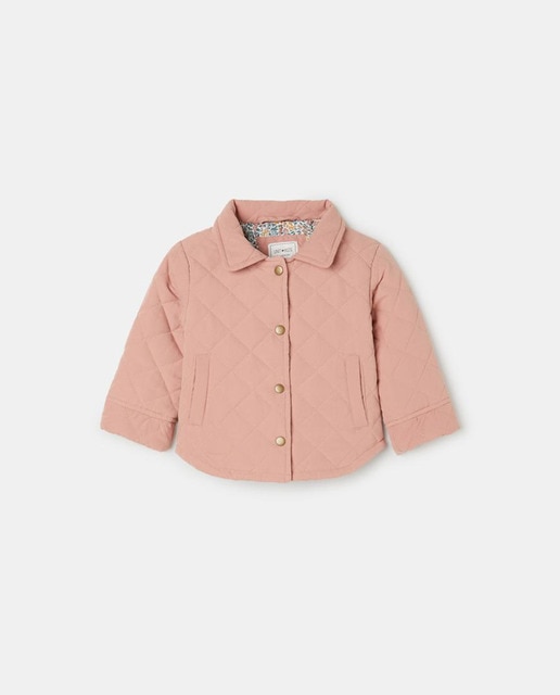 Imagen 0 de Abrigo de bebé niña acolchada liso