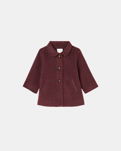 Imagen 0 de Abrigo cuadros vichy de bebé niña
