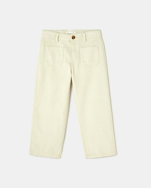 Imagen 0 de Pantalon de niña pana ancho