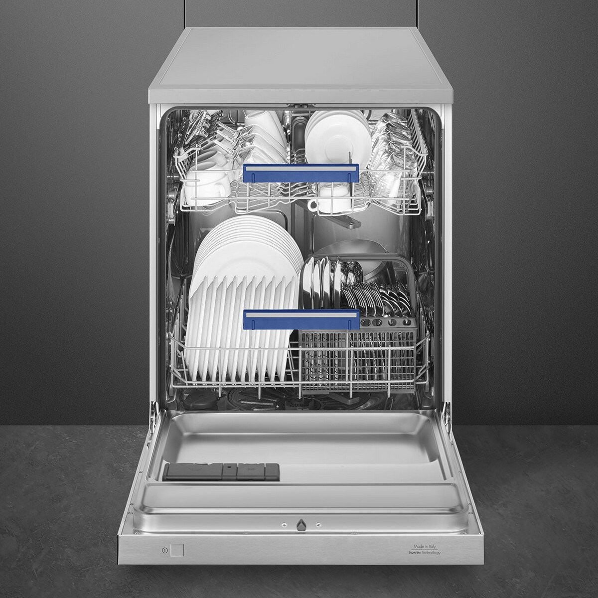 Máquina de Lavar Loiça Smeg Universal LVS262DSX de 13 Conjuntos e de 60 cm - Aço Inox Aço inoxidável-3