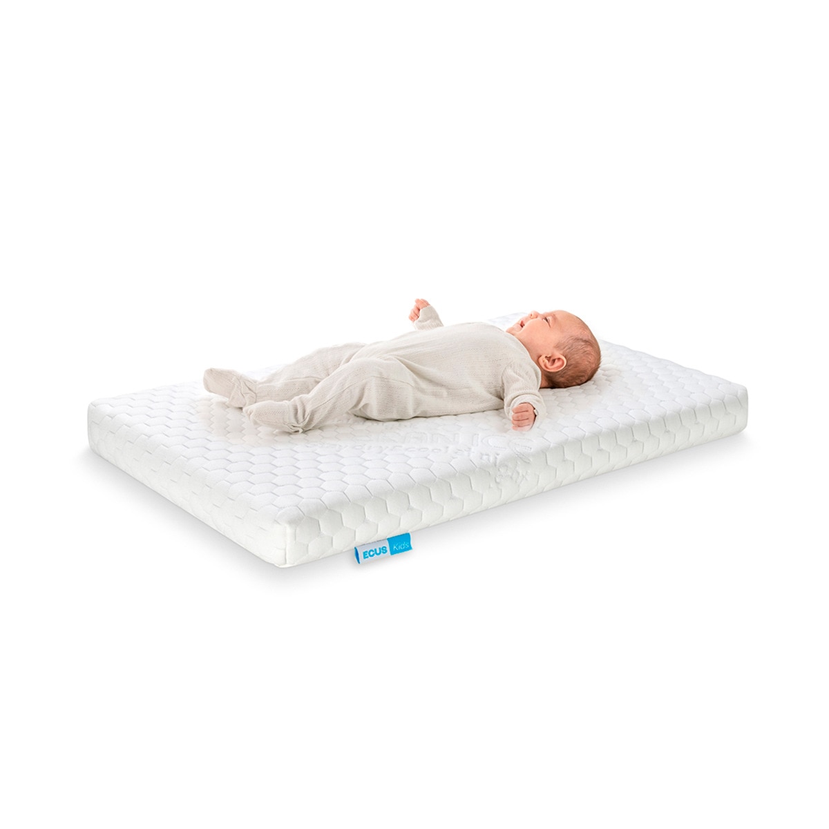 Colchón para Minicuna Ecus kids Mimo Petit blanco (disponible en varias medidas) Blanco-2