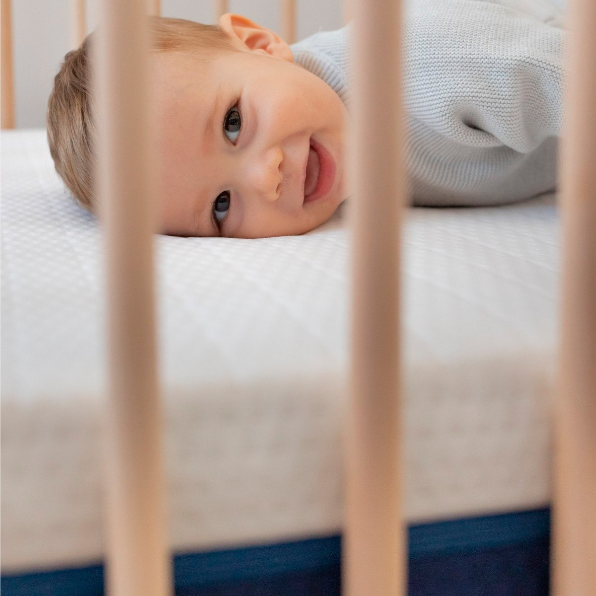 Colchón para Cuna Ecus Kids Care Antiplagiocefalia blanco (disponible en varias medidas) Blanco-10