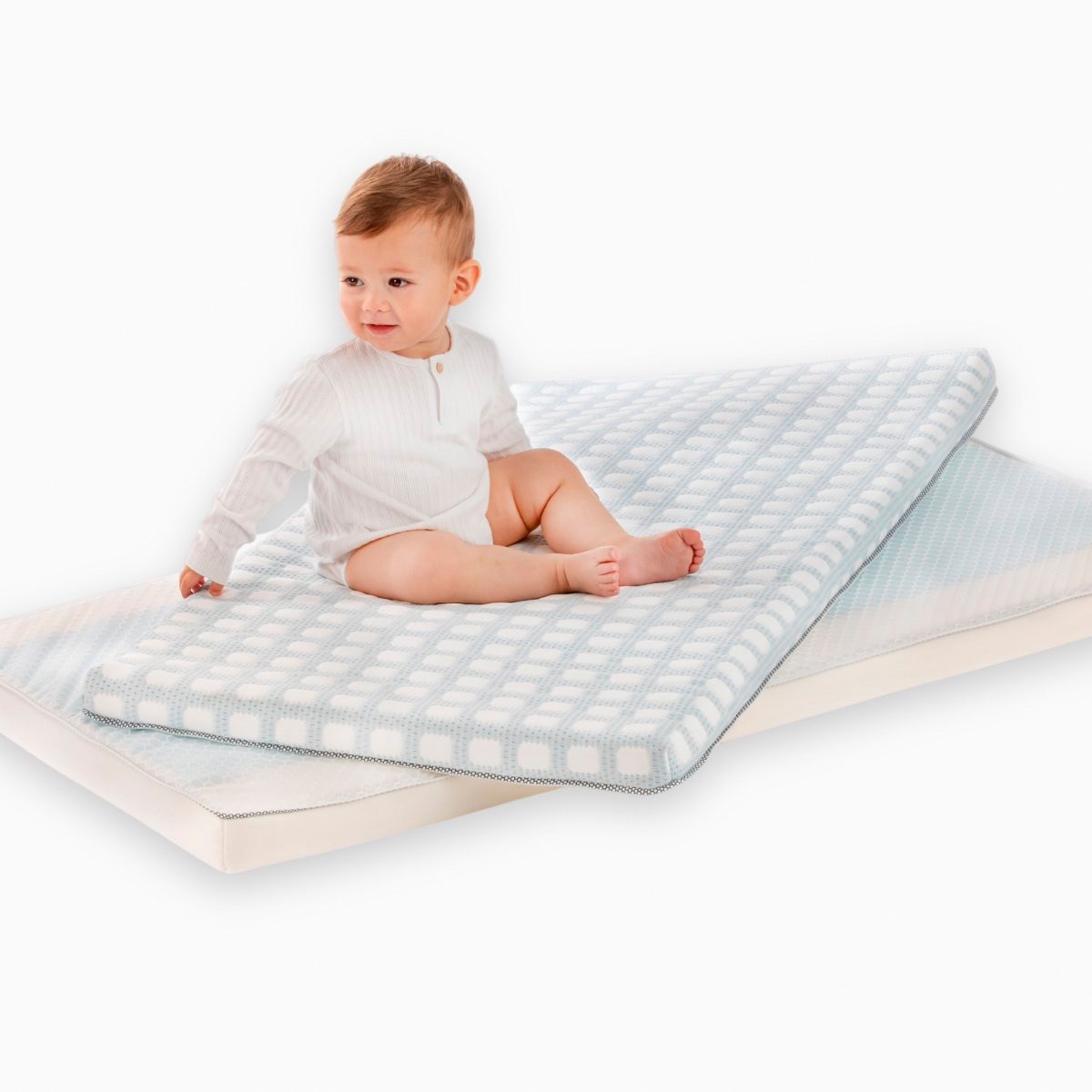 Colchón para Cuna Ecus Kids Care Ultimate blanco (disponible en varias medidas) Blanco-8