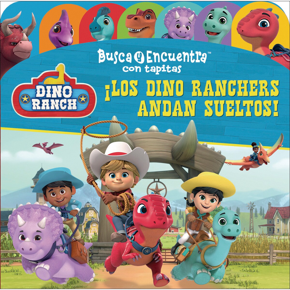 LOS DINO RANCHERS ANDAN SUELTOS. BUSCA Y ENCUENTRA CON TAPITAS DINO RANCHERS 1
