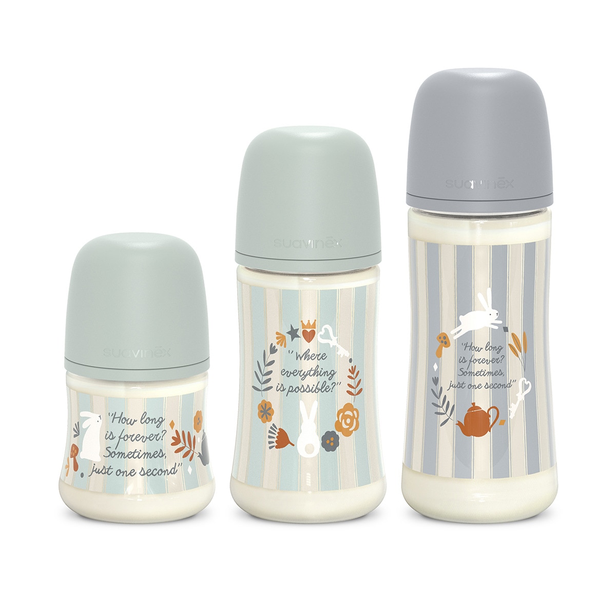 Biberão de Poliamida com Tetina Fisiológica SX Pro Wonderland Fluxo Lento - 150 ml Azul-claro-3