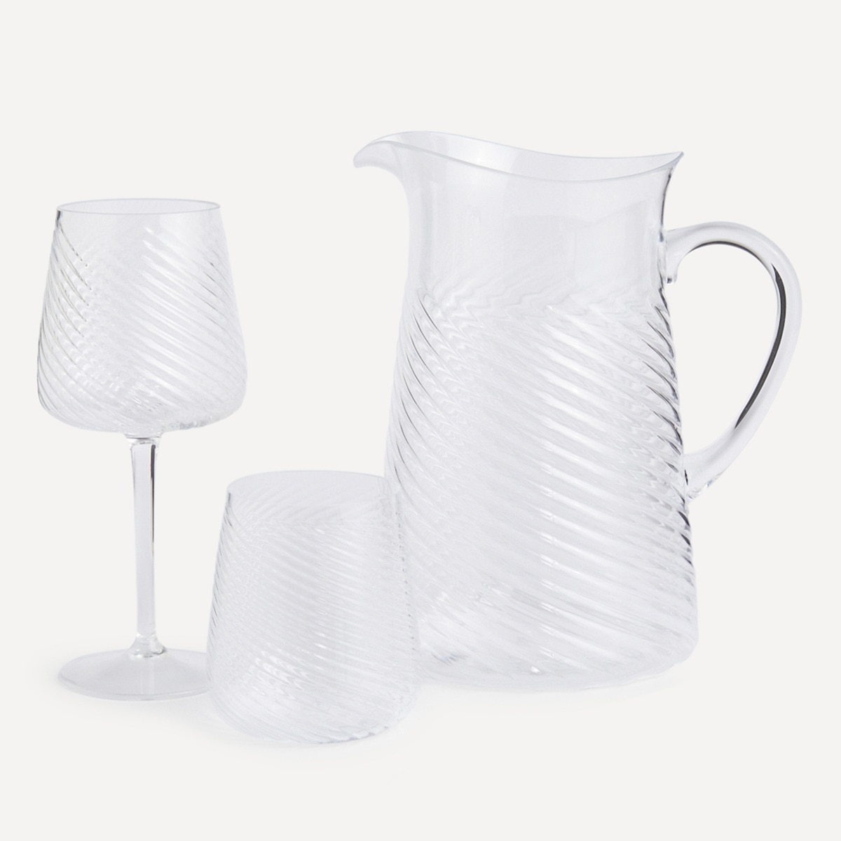 Imagen 0 de Cristalería acrílica por piezas Venecia Transparente Basics El Corte Inglés