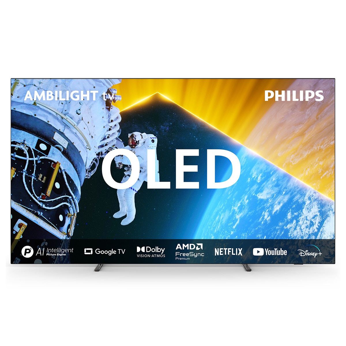 TV OLED 194cm (77") Philips Ambilight 77OLED819 XXL UHD 4K, Dolby Vision y Dolby Atmos, Google TV, Smart TV Cromado-17