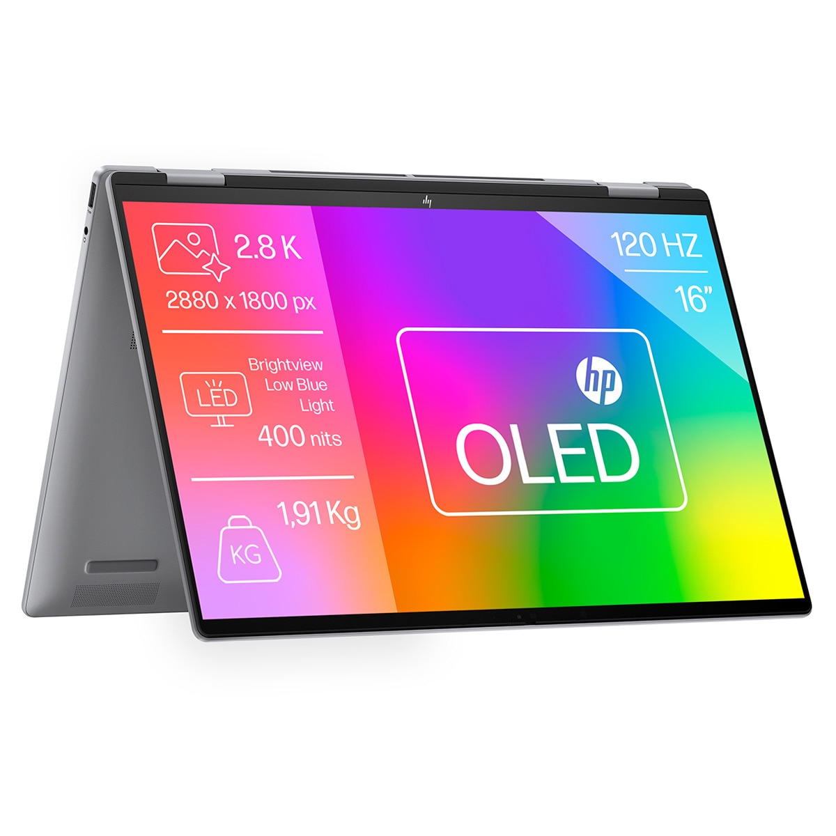 Convertible 2 en 1 HP ENVY x360 16-ad0000ns, Ryzen 7-8840HS, 16GB, 1TB SSD, 16" OLED, W11 Plata-1