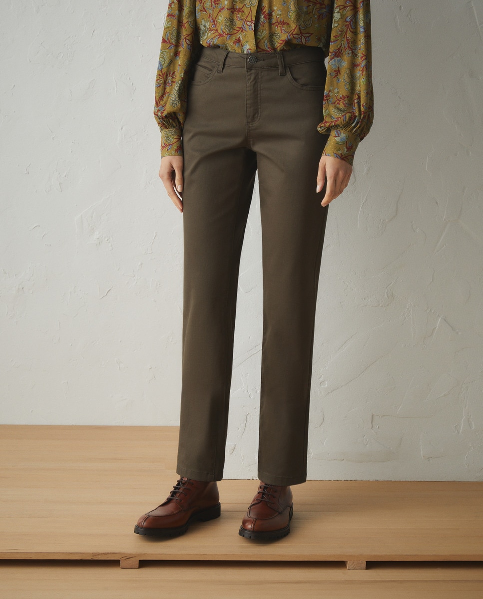 Ropa Pantalon Chino Mujer Corte Ingles Los Pantalones Cargo De 14 - Main Image