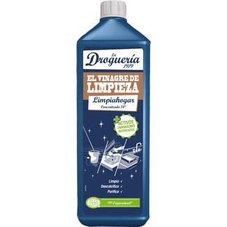 vinagre de limpieza limpiahogar concentrado 14º botella 1 l - La Drogueria 1919