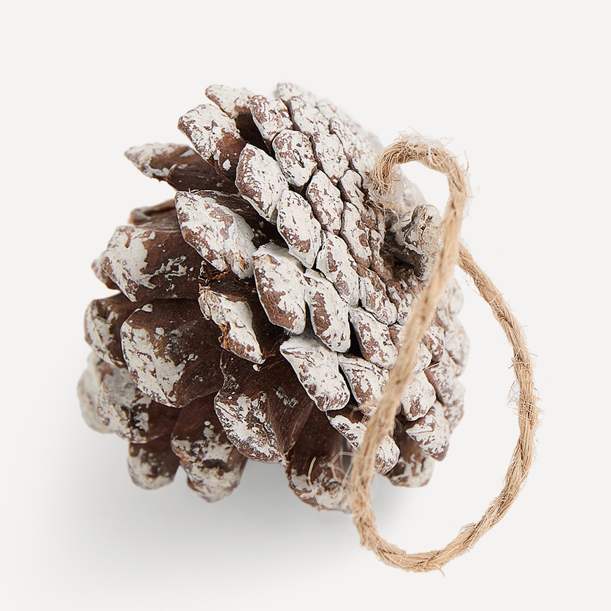 Set de 20 colgantes Piñas Nevadas Navidad El Corte Inglés Natural-2
