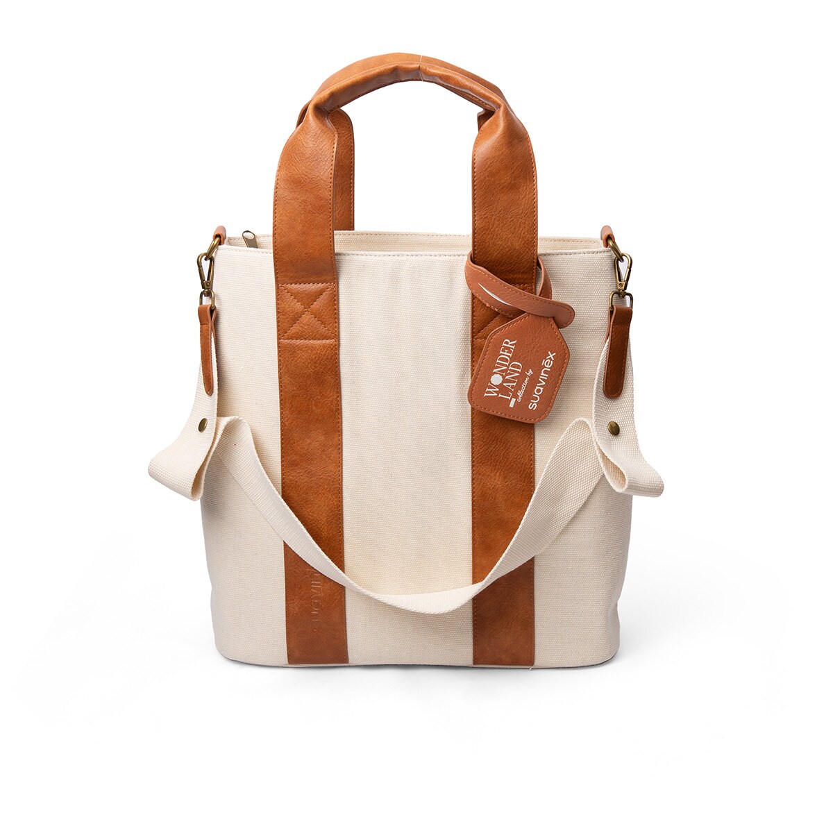 Mala Tipo Tote Bag Wonderland Branco-1