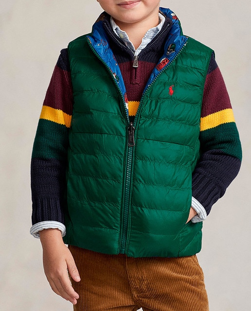 Imagen 0 de Chaleco de niño acolchado reversible